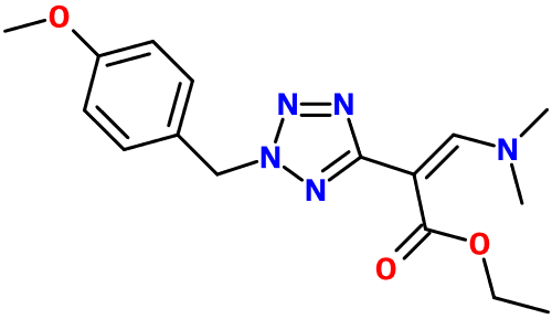 (图片) MC095046 Et 3-dimethylamino-2-[2-(MeO-Bn)-2H-tetrazolyl]acrylate